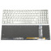 Клавиатура для ASUS Q550L, Q550LF (RU Silver без рамки с подсветкой)