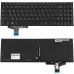 Клавиатура для ноутбука ASUS (X580 series) rus, black, без фрейма, подсветка клавиш