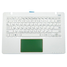 Клавіатура для ASUS F200, R202, X200 X200MA (RU White з кришкою). оригінал