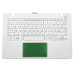Клавіатура для ASUS F200, R202, X200 X200MA (RU White з кришкою). оригінал