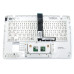 Клавиатура для ASUS F200, F200CA, F200LA, F200MA, X200, X200C, X200CA (RU White с крышкой)