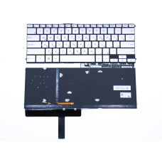 Клавиатура для Asus UX490 series (RU Silver с подсветкой) оригинал