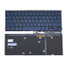Клавиатура для Asus UX490 series (RU Blue с подсветкой) оригинал