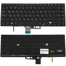 Клавиатура для ноутбука ASUS (UX550 series) rus, black, без фрейма, подсветка клавиш