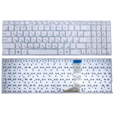 Клавіатура для ASUS X556, X556U, X556UA, X556UB, X556UF, X556UJ, X556UR, X556UV, A556 A556UA A556UV K556UV FL5900U X756U (RU White без рамки)