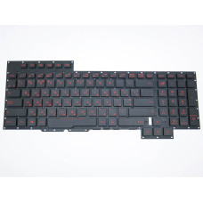 Клавіатура для ASUS GX700, GX700VO GX700V ROG G701V G701VI G701VO (RU + UA Black з підсвіткою) оригінал