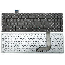 Клавіатура OEM для ноутбуків ASUS X542, X542BA, X542B, X542U, X542UR, X542UQR, X542UN, X542UF, X542UA, K542, K542B — RU розкладка, чорна, без рамки