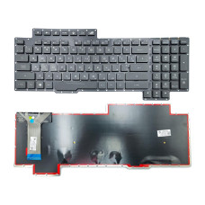 Клавиатура для ASUS G703GS, G703VI, G703GL, G703GX, G7CX (RU Black без рамки с RGB подсветкой) оригинал