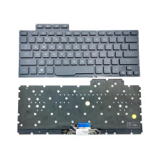 Клавіатура для ASUS ROG Zephyrus G14 GA401, GA401U, GA401M GA401QC GA401QE GA401QH GA401QM (RU Black без рамки з підсвіткою) оригінал