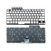 Клавіатура для ASUS ROG Zephyrus G14 GA401, GA401U, GA401M (RU Silver без рамки з підсвіткою). оригінал