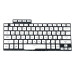 Клавіатура для ASUS ROG Zephyrus G14 GA401, GA401U, GA401M (RU Silver без рамки з підсвіткою). оригінал