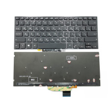 Клавиатура для ASUS VivoBook S430, X430, S430FA, S430FN, S430UA (RU Black без рамки с подсветкой)