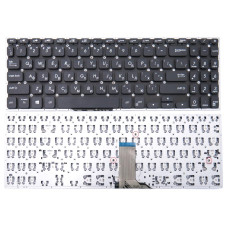 Клавіатура для ASUS VivoBook S530, X530, K530, S530F, S530UA, X530FA, X530UN (RU Black без рамки)