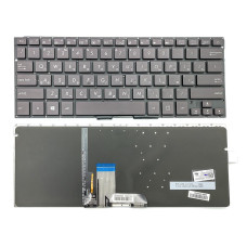 Клавіатура для ASUS ZenBook UX310, UX310U, UX310UA, UX310UQ, UX310UAK, UX310A, UX310UF, U4000, RX310 (RU Black без рамки з підсвіткою). оригінал