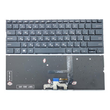 Клавиатура для ASUS ZenBook UX433FQ, U4300F, UM433, UX433FL (RU Black без рамки с подсветкой). оригинал
