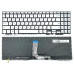 Клавиатура для ASUS ZenBook UX562FDX, UX562F, UX562UG (RU Silver без рамки с подсветкой). оригинал