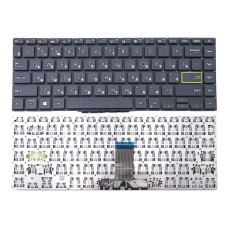 Клавіатура для Asus VivoBook S14 S433, S433EA, S433EQ, S433FA, S433FL, S433JQ, X421 (RU Black). оригінал