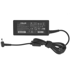 Блок питания для ноутбука ASUS 19V, 3.42A, 65W, 4.5*3.0-PIN, 3 hole, L-образный разъем, black, RECTANGULAR