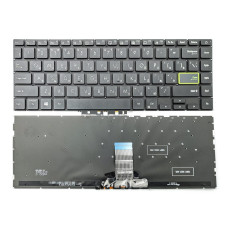 Клавіатура для Asus VivoBook S14 S433, S433EA, S433EQ, S433FA, S433FL, S433JQ, X421 (RU Black з підсвіткою) оригінал