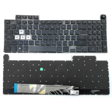 Клавиатура для ASUS F15 TUF Gaming 15.6"inch FX507 FX507ZM FX507ZE laptop (RU Black с подсветкой)