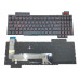 Клавіатура для ASUS FX503, FX503V, FX503VM, FX503VD, FX63, FX63V, FX63VD, FX63VM GL503 V.2 без верхніх додаткових кнопок (RU Black без рамки з підсвіткою)