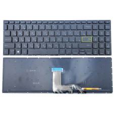 Клавиатура для ASUS M513 M513I M513U M513UA K513 K513E M5600 S5600 (RU Black с подсветкой)