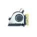 Вентилятор (кулер) для ASUS FX516, FX516P Air RTX3070, TUF Dash F15 (CPU Fan) 12V 4Pin. Original