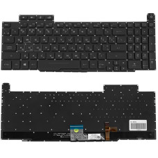 Клавиатура для ноутбука ASUS (GM501 series) ukr, black, без фрейма, подсветка клавиш (RGB) (ОРИГИНАЛ)