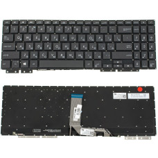 Клавиатура для ноутбука ASUS (UX562 series) rus, black, без фрейма, подсветка клавиш