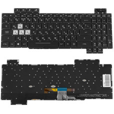 Клавиатура для ноутбука ASUS (GL704 series) rus, black, без фрейма, подсветка клавиш RGB (ОРИГИНАЛ)