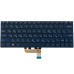 Клавиатура для ноутбука ASUS (UX333 series) rus, blue, без фрейма, подсветка клавиш