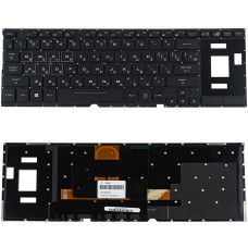 Клавиатура для ноутбука ASUS (GX531 series) rus, black, без фрейма, подсветка клавиш (RGB)