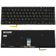 Клавиатура для ноутбука ASUS (P3540 series) rus, black, без фрейма, подсветка клавиш