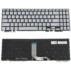 Клавиатура для ноутбука ASUS (UX562 series) rus, silver, без фрейма, подсветка клавиш