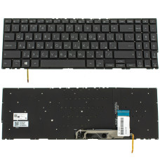 Клавиатура для ноутбука ASUS (UX563 series) rus, black, без фрейма, подсветка клавиш