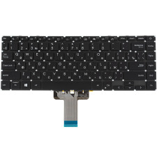 Клавиатура для ноутбука ASUS (X421 series) rus, black, без фрейма, подсветка клавиш