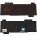 Клавиатура для ноутбука ASUS (FX504 series) rus, black, без фрейма, подсветка клавиш (RED)