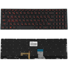 Клавиатура для ноутбука ASUS (GL702VI) rus, black, без фрейма, подсветка клавиш (RGB)