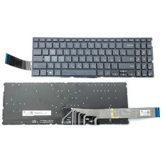 Клавіатура для ASUS X571/X571G/X571GT/X571U/X571F/K571/K571GT/F571/F571G/F571GT/VX60G RU чорна з підсвіткою