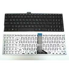 Клавіатура для ASUS X553M/X553MA/X553S/X553SA/X555/K555/X502C/K555LA/K555LP/K555LB/K555LD/K555SJ/X503M/X503MA/X503S/X503/X555LA/X555L/F553/F553MA, чорна RU, без рамки та кріплень