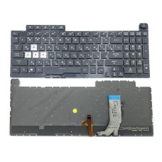 Клавіатура для ASUS G731, G731GW, G731GT, G731GD, G731GU, G731GV, G732L, G732G, G712, G712L (RU Black з 16Pin RGB підсвіткою) оригінал