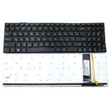 Клавіатура для ASUS G550, G550JK, G550JX, Q550, N550, N56, N56DP, N750 (RU Black з підсвіткою) оригінал
