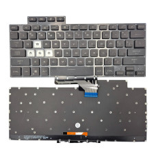 Клавіатура для ASUS FX516 FX516P FX516PR FX516PC FX516PE FX516PM FA516 (RU Black з підсвіткою)