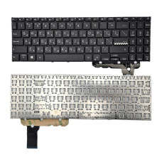 Клавіатура для ASUS E1504FA E1504GA E1505FA E1505GA E1505FA L1504FA L1504GA K3604 K3605 15X K3504 M3504 S3504 (RU Black)