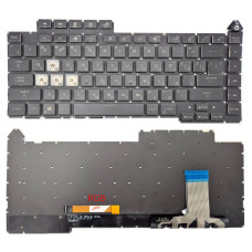 Клавіатура для ASUS G513 G513Q G513QY G513QM G513RC G513RM G513IC G513IE G513IH G533 (RU Black з підсвіткою RGB 4 Zone )