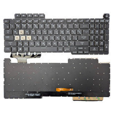 Клавіатура для Asus G713 G713Q G713QY G713QE G713QM G713QR G713PV G713G G713GV G713GW G733 (RU Black з підсвіткою)
