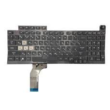 Клавіатура для ASUS G731, G731GW, G731GT, G731GD, G731GU, G731GV, G732L, G732G, G712, G712L (RU Black з 8Pin RGB підсвіткою) оригінал