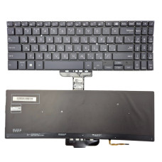 Клавіатура для ASUS Pro 15 PX555C ExpertBook B1-B1500 B1500C B1500CEAE P1450 P1550 BW450 (RU Black з підсвіткою)