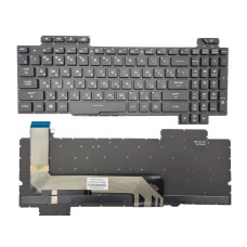 Клавіатура для ASUS ROG GL503 GL503VM GL503VS GL503VD GL503GE series, GL703GE GL703VD GL703VM (RU Black з RGB підсвіткою)