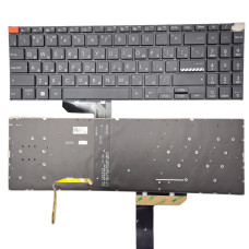 Клавіатура для Asus Vivobook M6501 K6501 K6501z K6501zm (RU Black з підсвіткою)